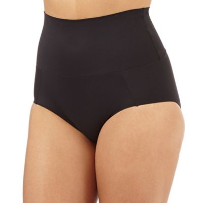 Black firm control comfort bandeau briefs